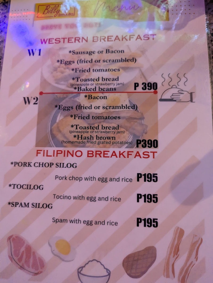 Billy's Sports Bar Photo Menu 9