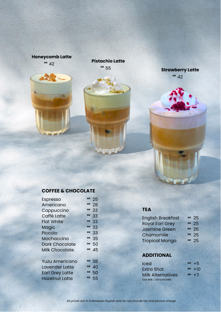 Karbs Cafe, Araya Photo Menu 1