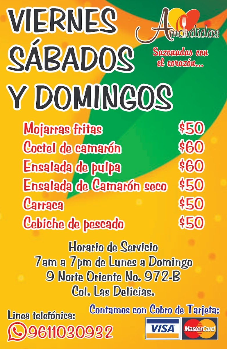 Amordidas Photo Menu 8