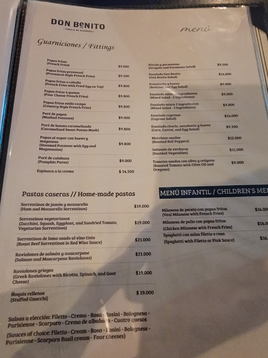 Parrilla Don Benito Photo Menu 1