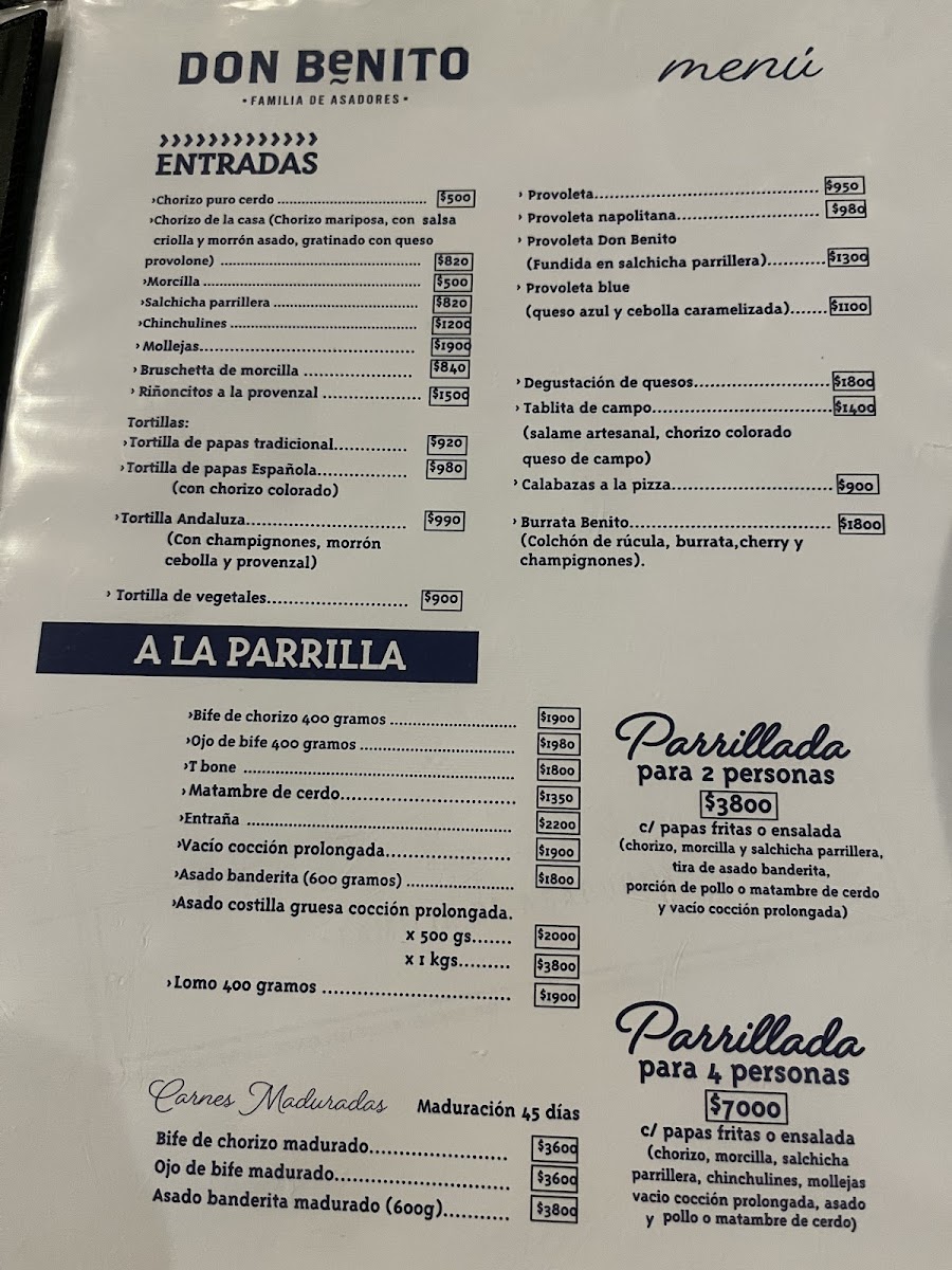 Parrilla Don Benito Photo Menu 4