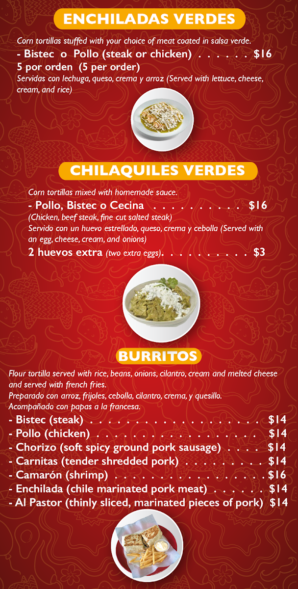 Entre Tierras's Restaurant NY Photo Menu 4
