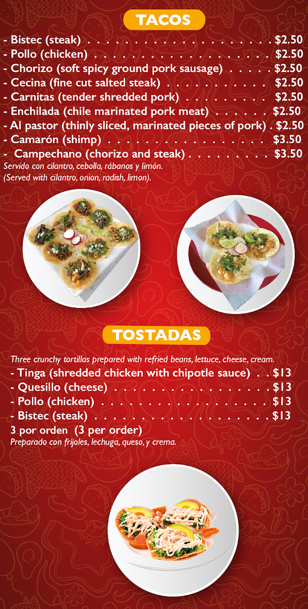 Entre Tierras's Restaurant NY Photo Menu 5