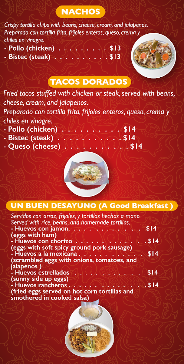 Entre Tierras's Restaurant NY Photo Menu 6