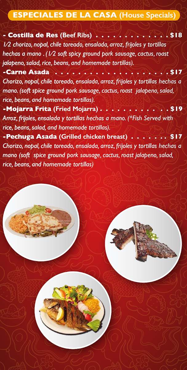 Entre Tierras's Restaurant NY Photo Menu 8