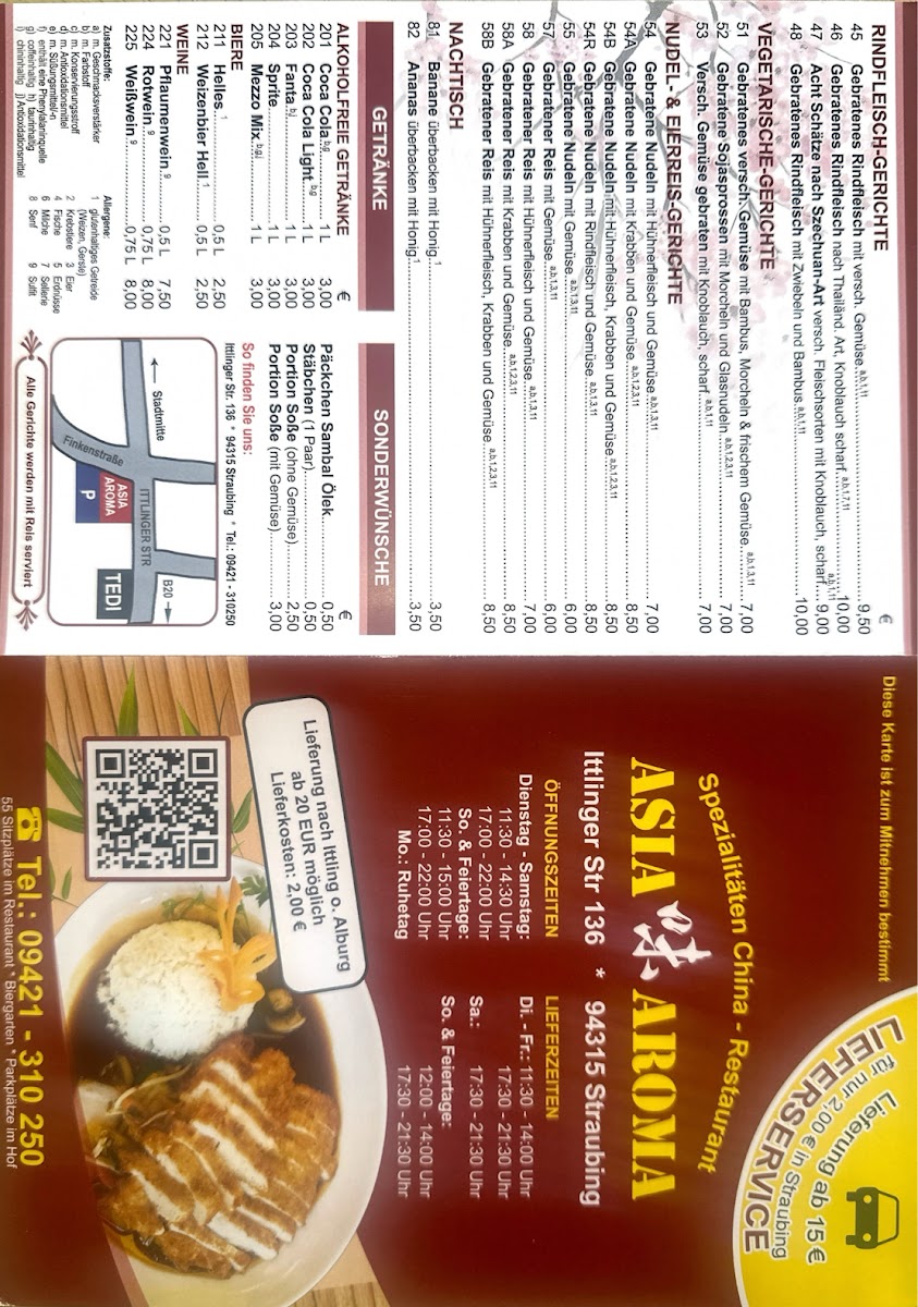 Asia Aroma Photo Menu 2