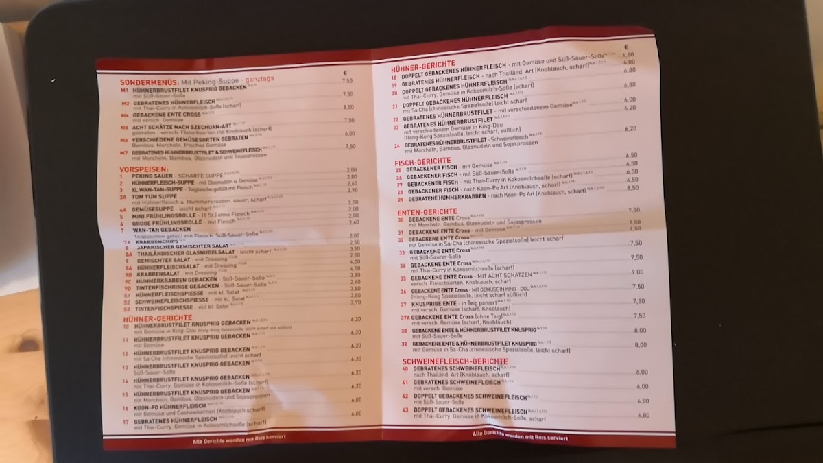 Asia Aroma Photo Menu 6