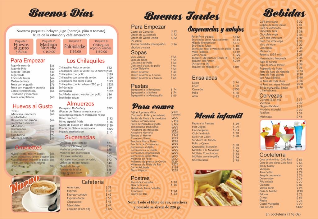 Restaurante Mitla Photo Menu 2