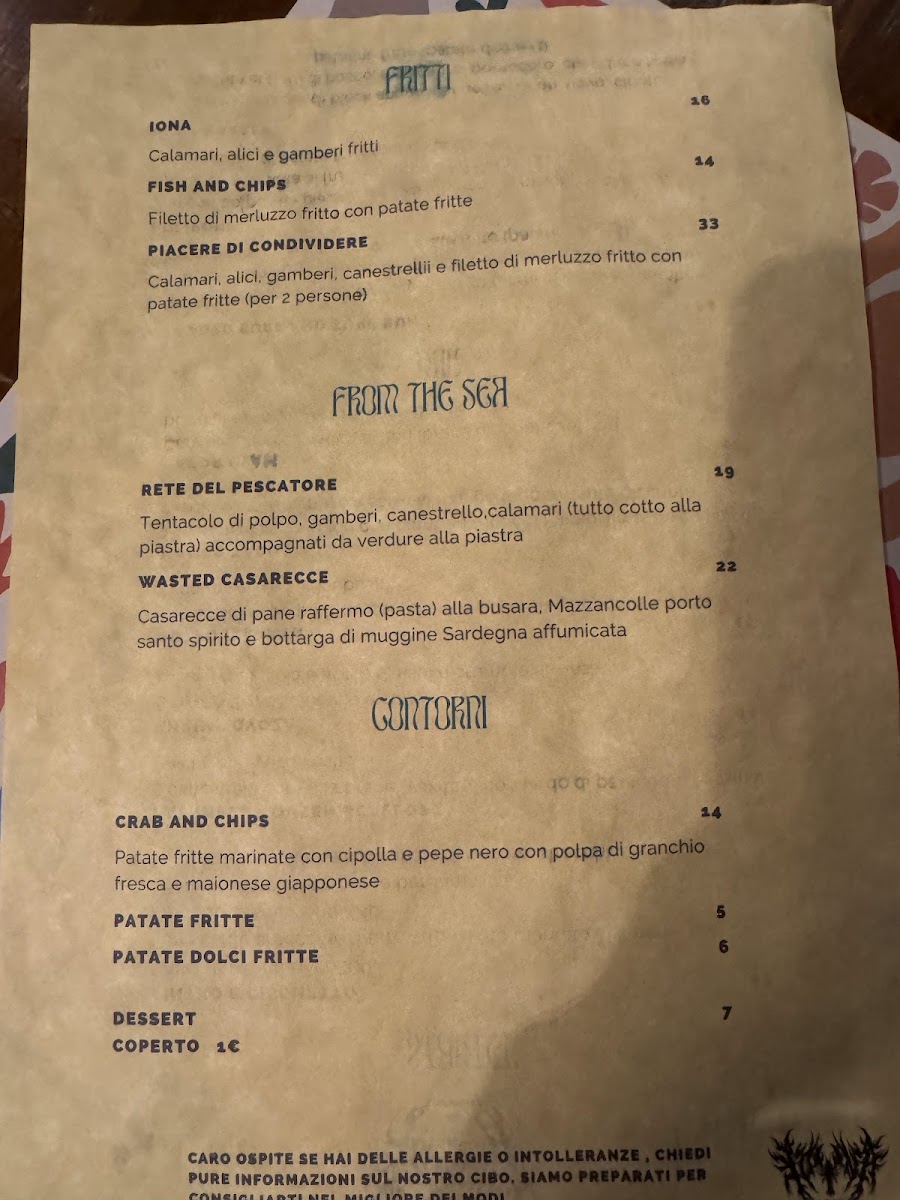 Iona seafood pub Photo Menu 8