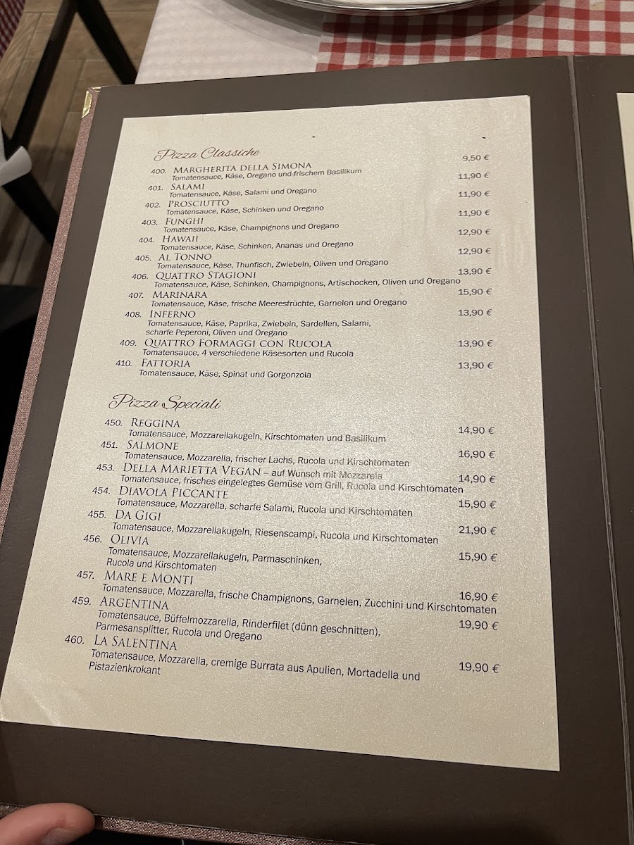 Pizzeria Da Gigi SPO Photo Menu 3