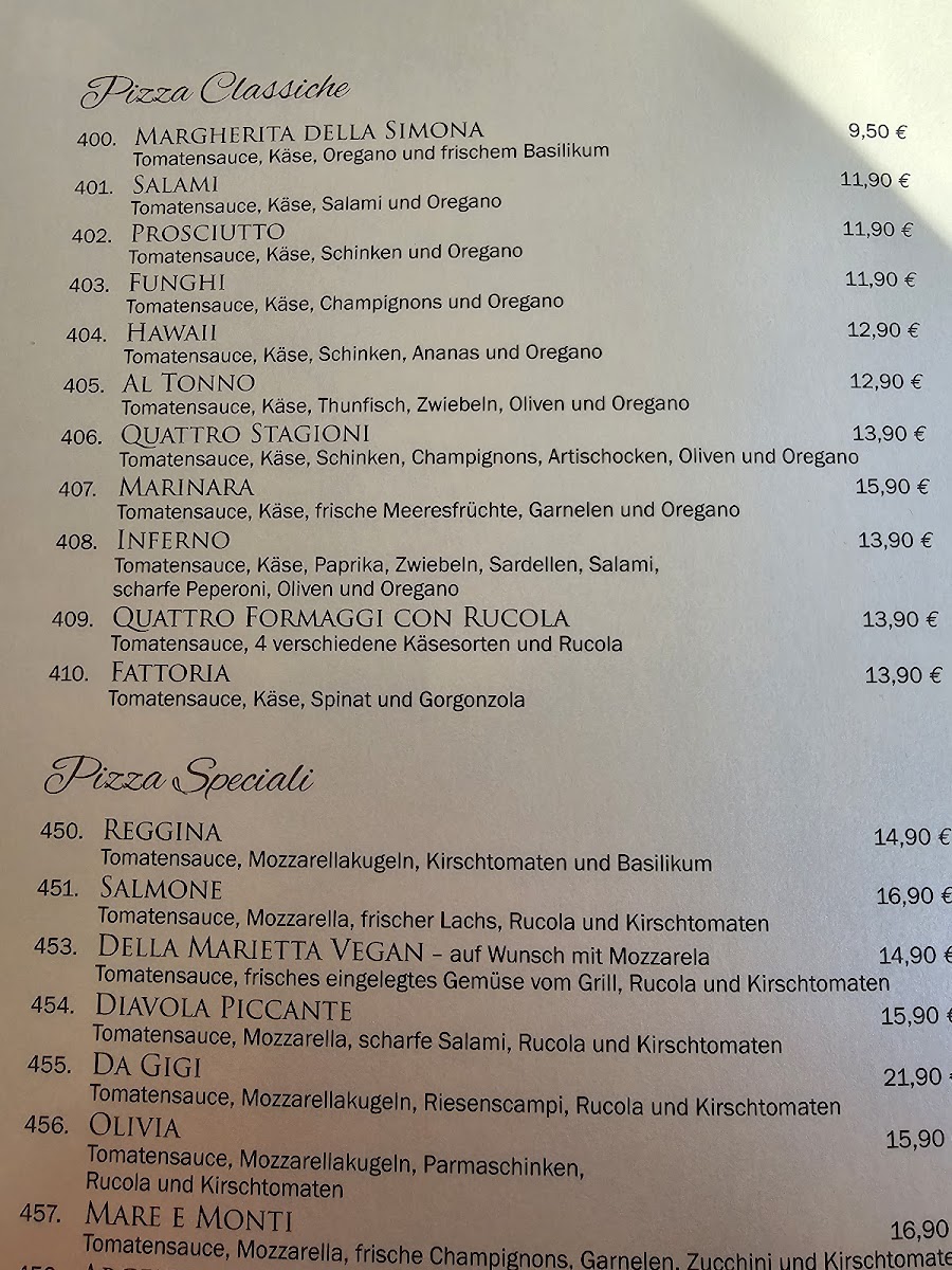 Pizzeria Da Gigi SPO Photo Menu 7