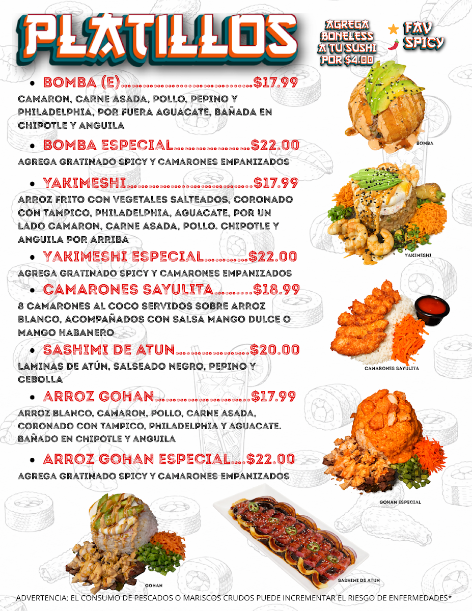 Sushi 2 go Photo Menu 2