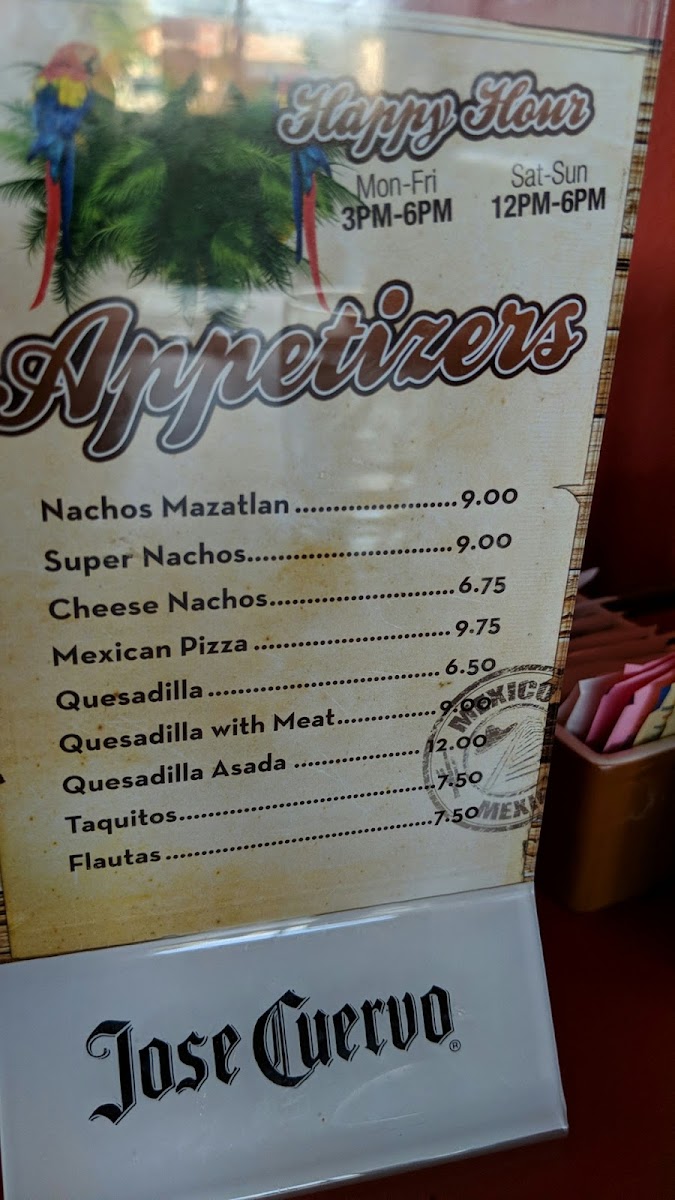 Playa Mazatlan Restaurant Photo Menu 3