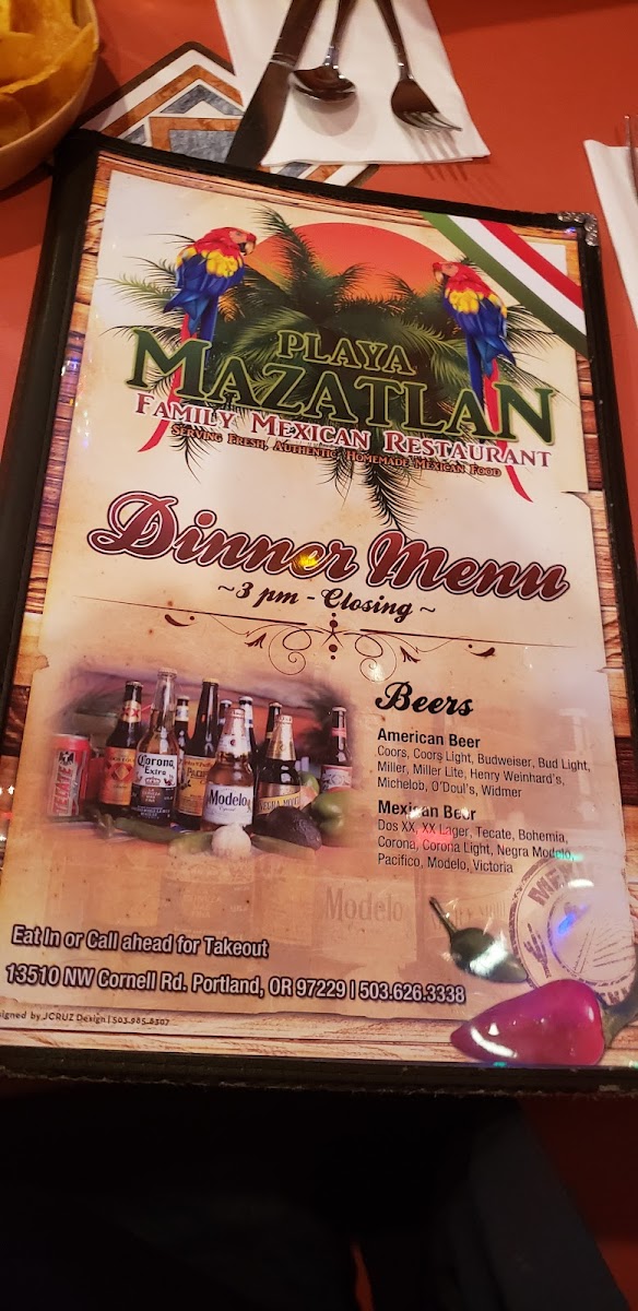 Playa Mazatlan Restaurant Photo Menu 9