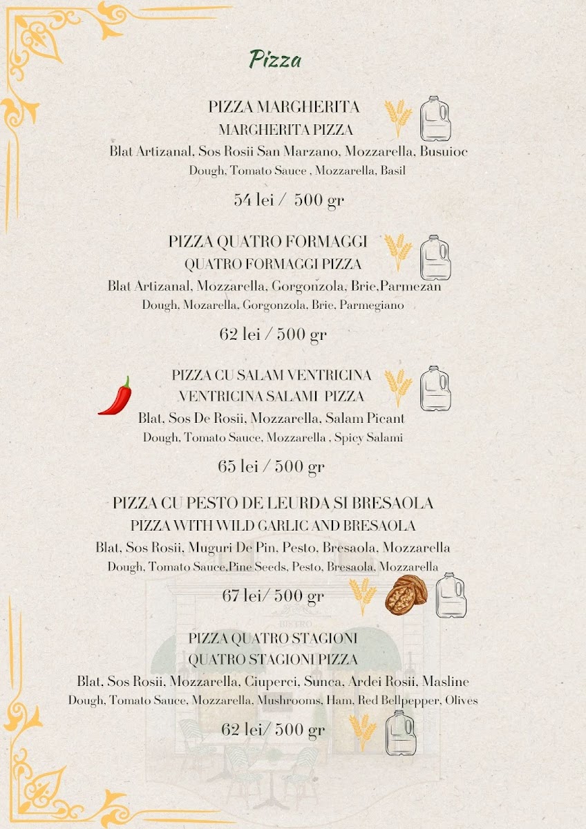 Restaurant Bistro Caramello Sinaia Photo Menu 3