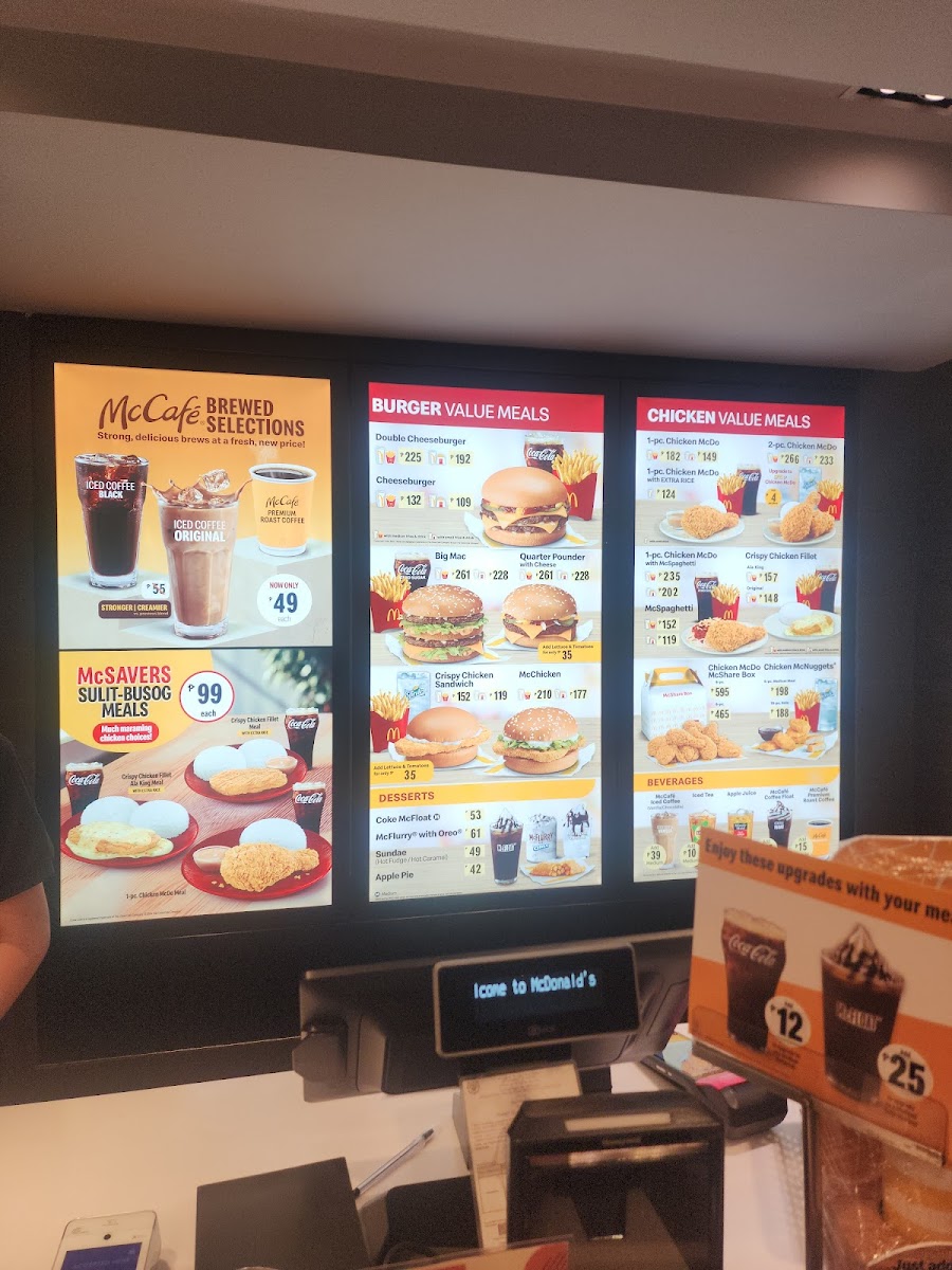 McDonald's Lepanto Photo Menu 1