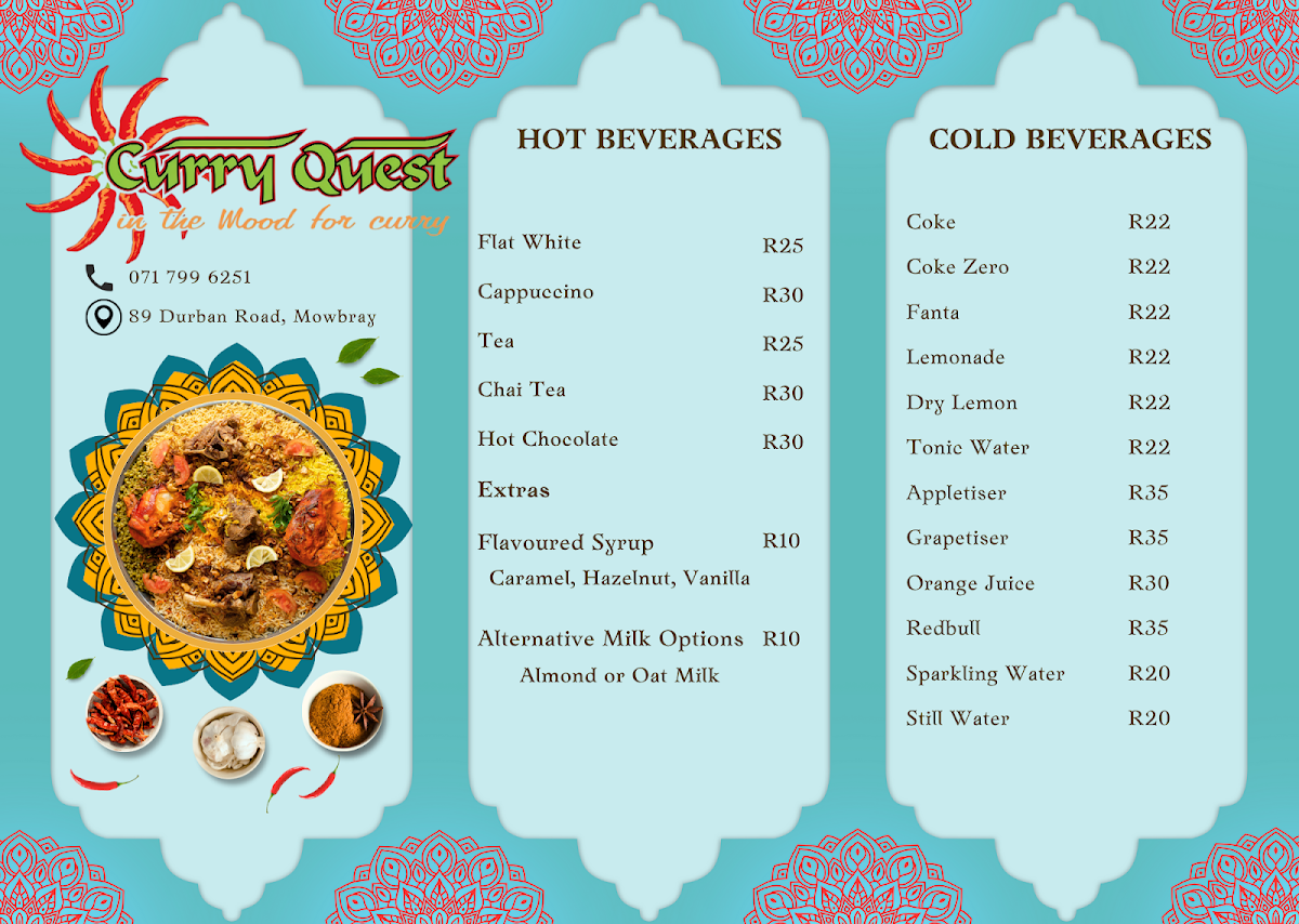 Curry Quest Photo Menu 4