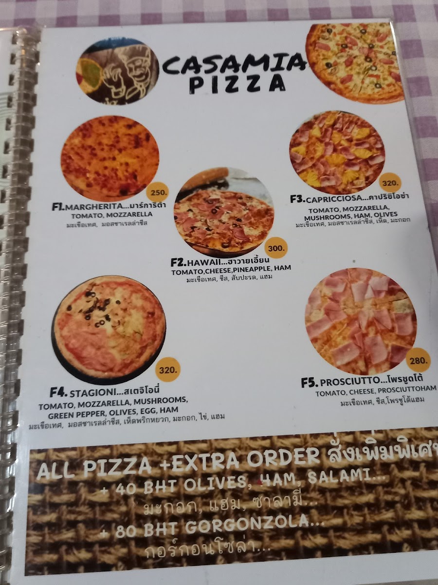 Casamia restaurant and pizzeria Photo Menu 7