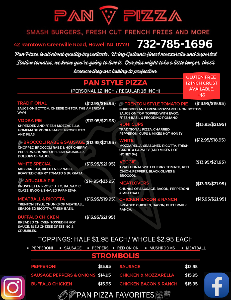 Pan Pizza of Ramtown Photo Menu 2