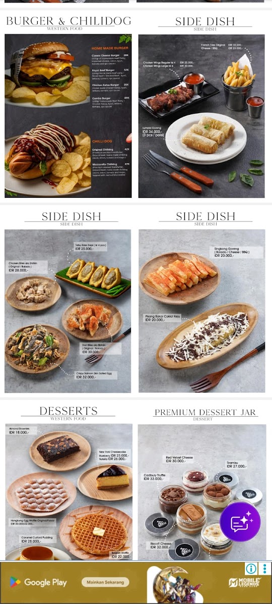 Cafe Titik Beku Photo Menu 2