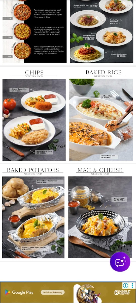 Cafe Titik Beku Photo Menu 4