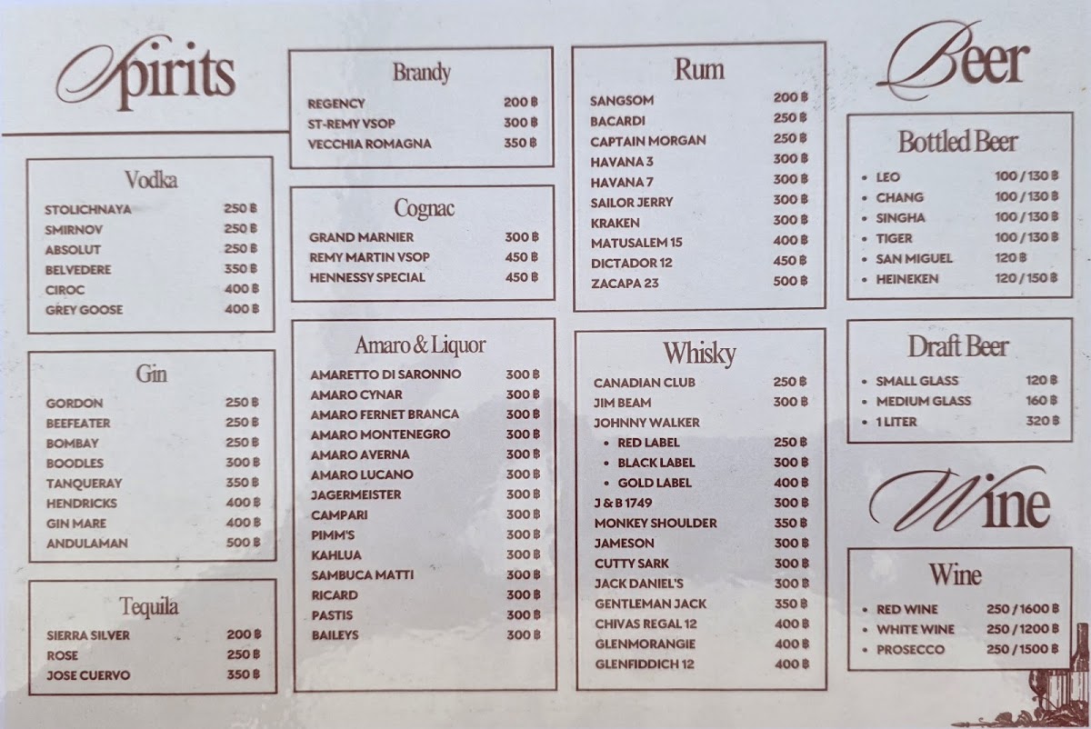 On The Rock Bar & Restaurant Photo Menu 1