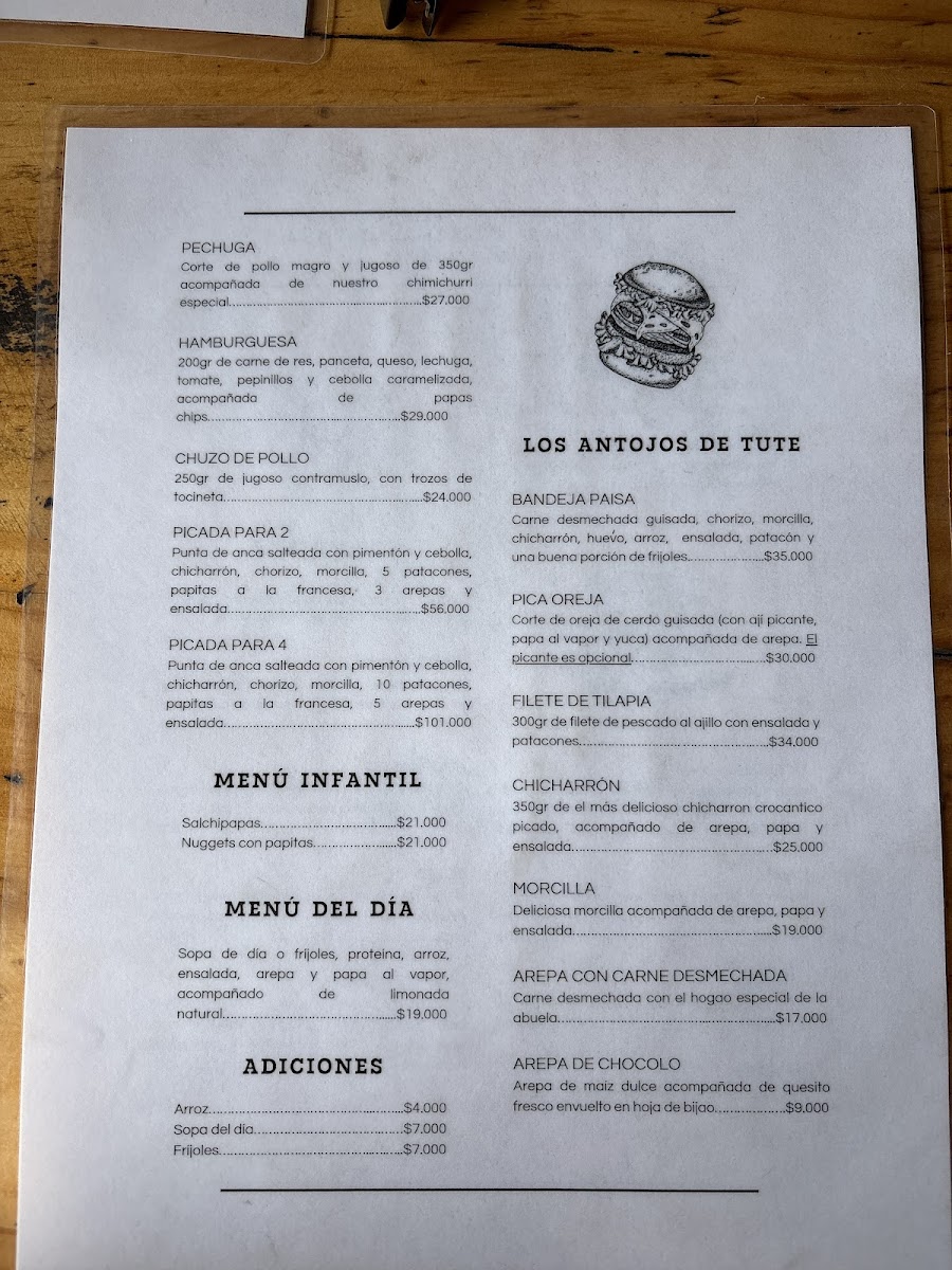 Tute Parrilla Photo Menu 2