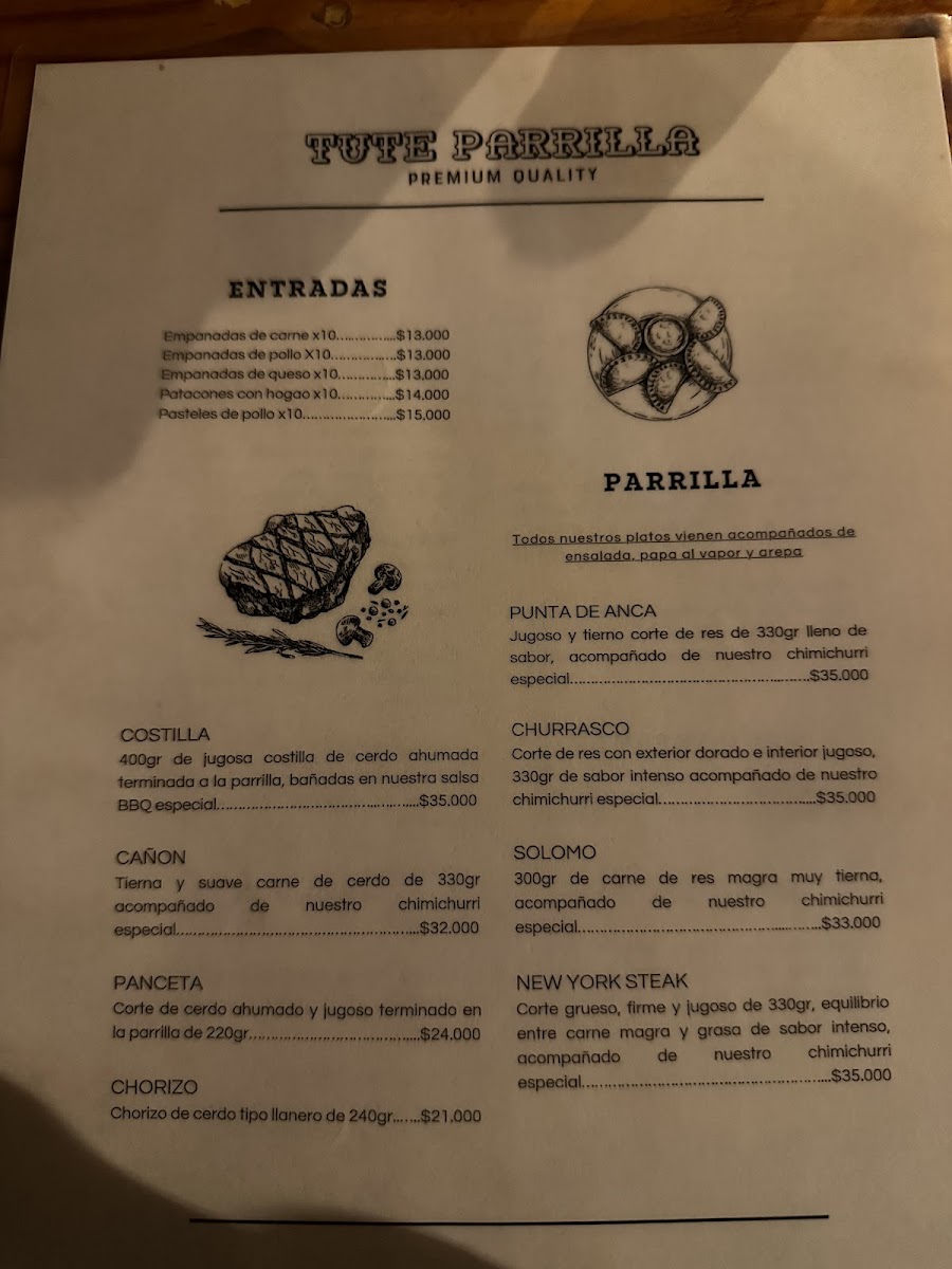 Tute Parrilla Photo Menu 4