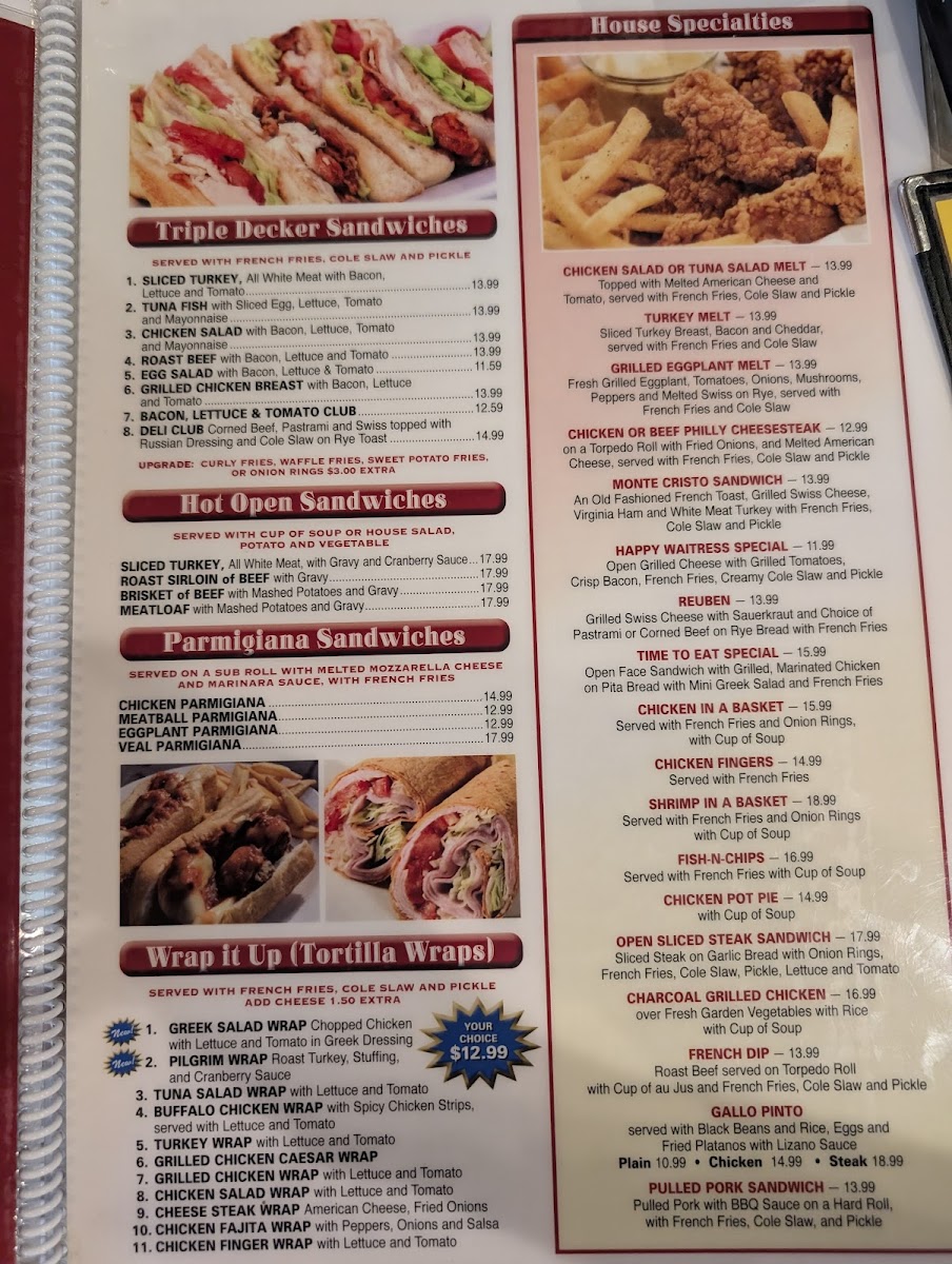 Time to Eat Diner Photo Menu 1