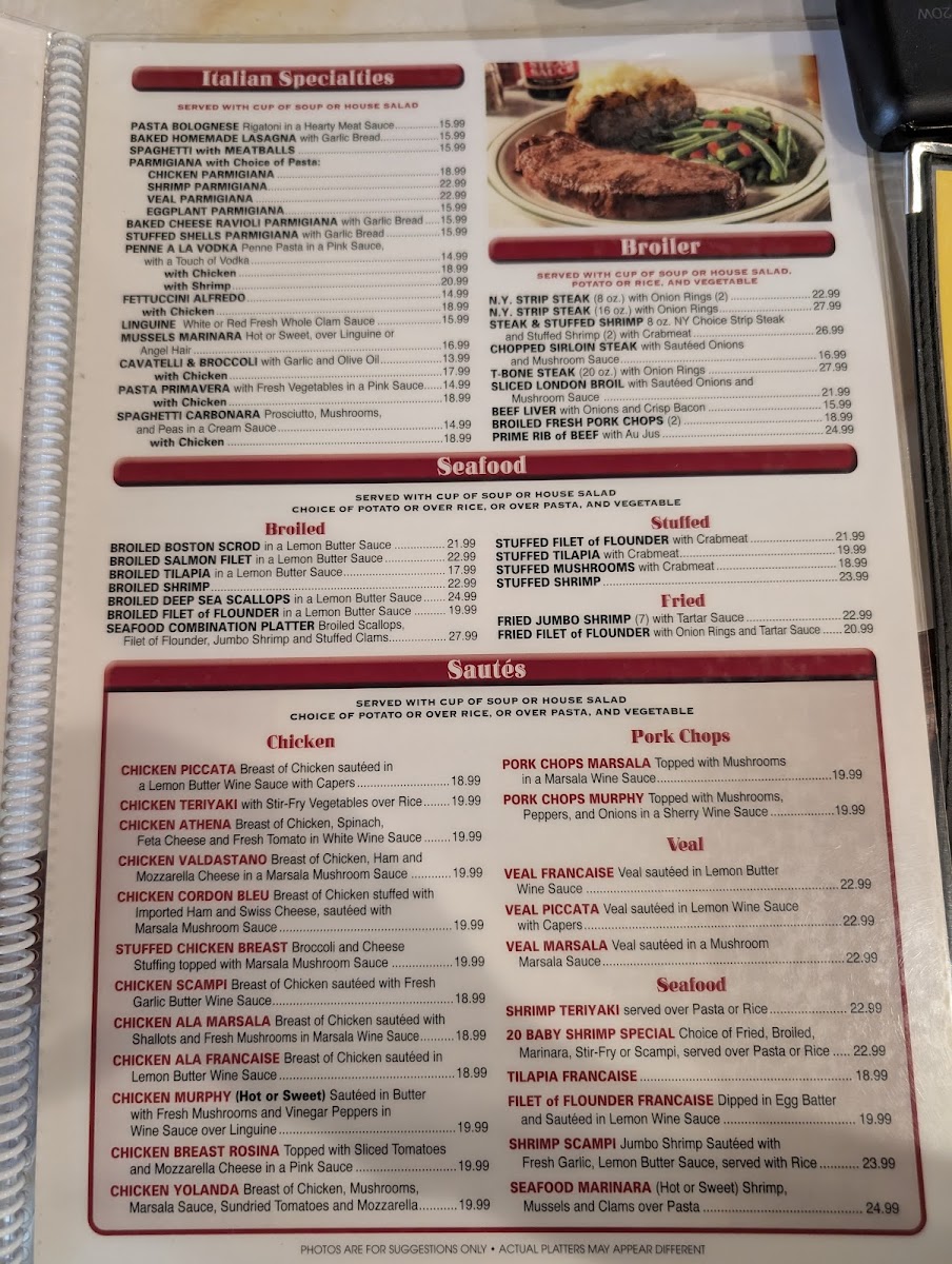 Time to Eat Diner Photo Menu 2