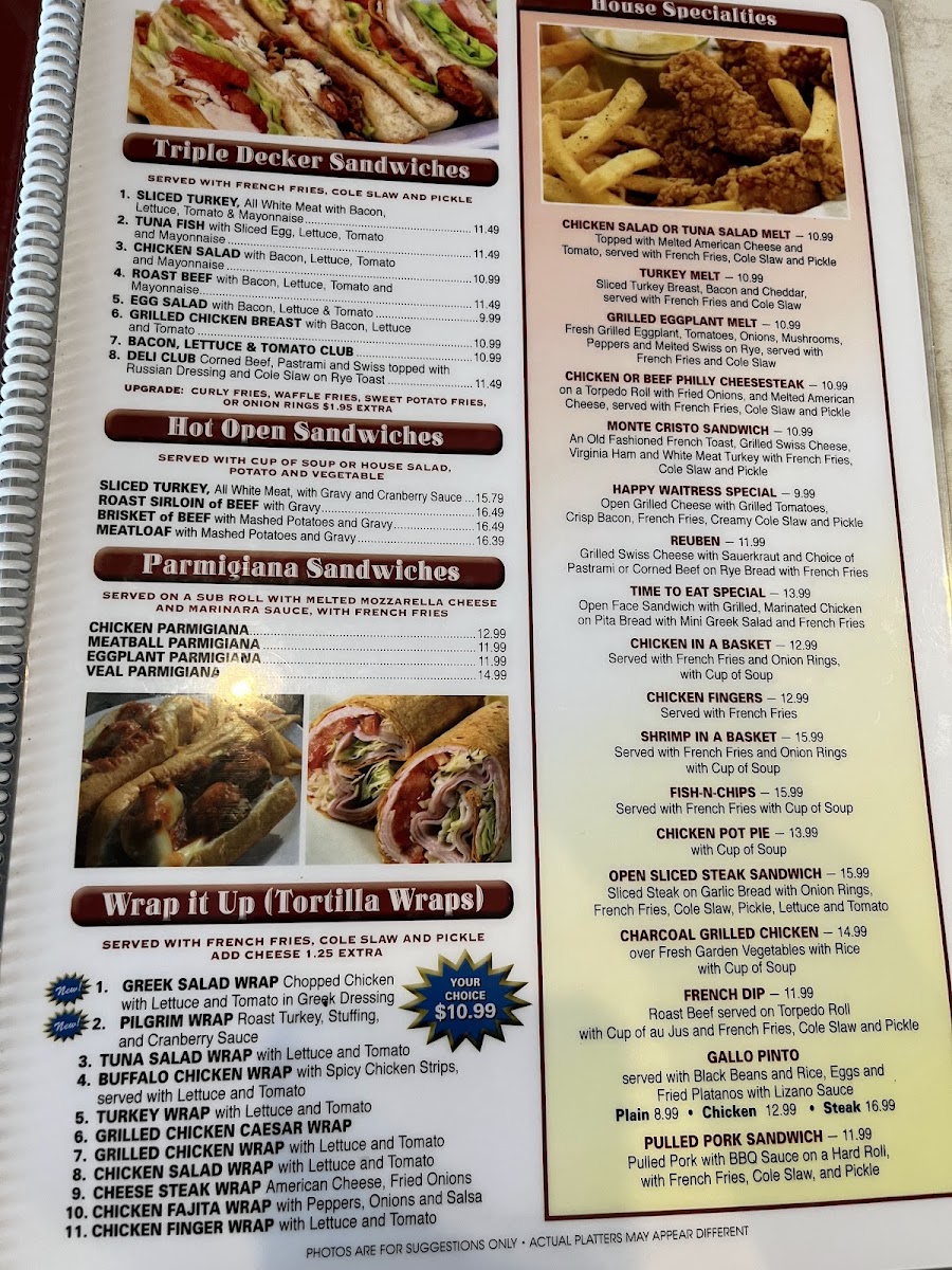 Time to Eat Diner Photo Menu 6