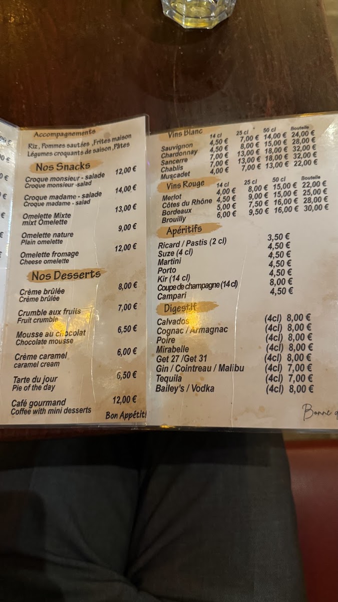 L'Anecdote Photo Menu 8