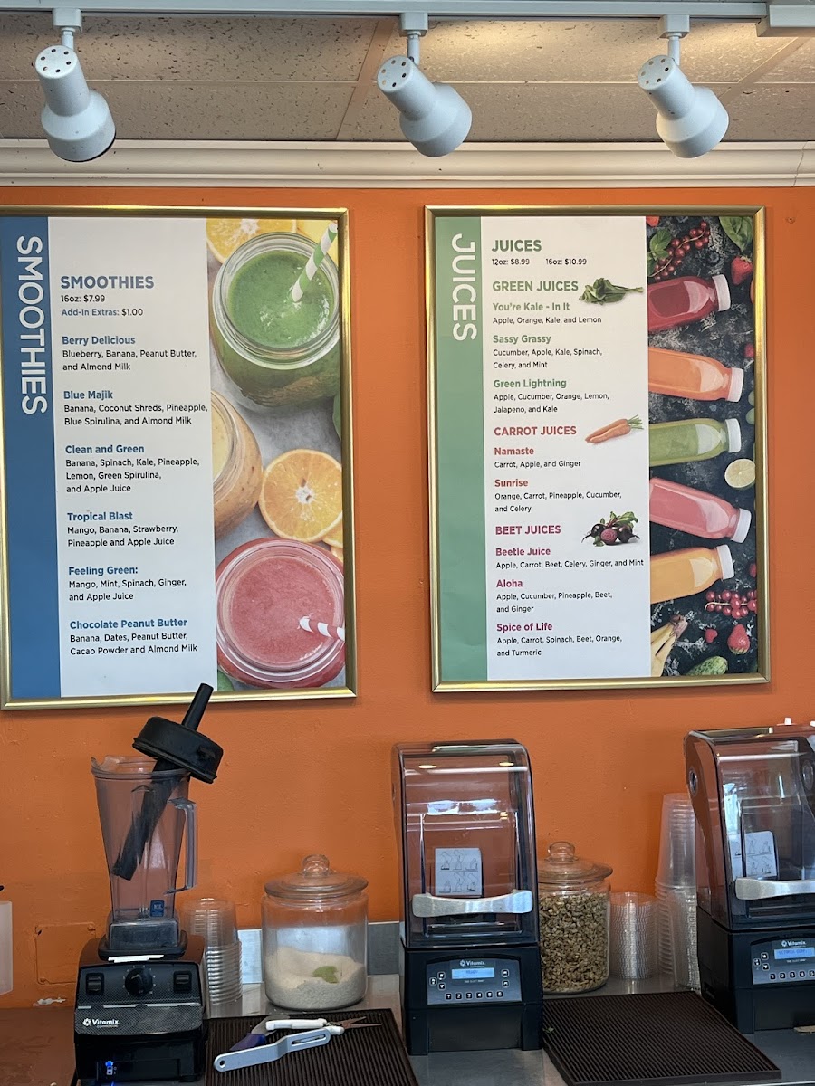 Juice Bar Orlando Photo Menu 6