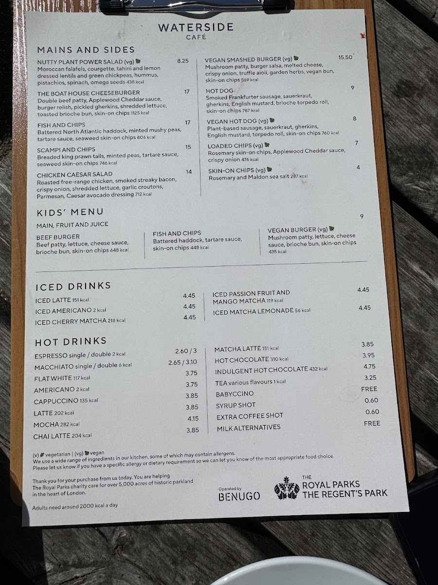 The Waterside Café Photo Menu 2