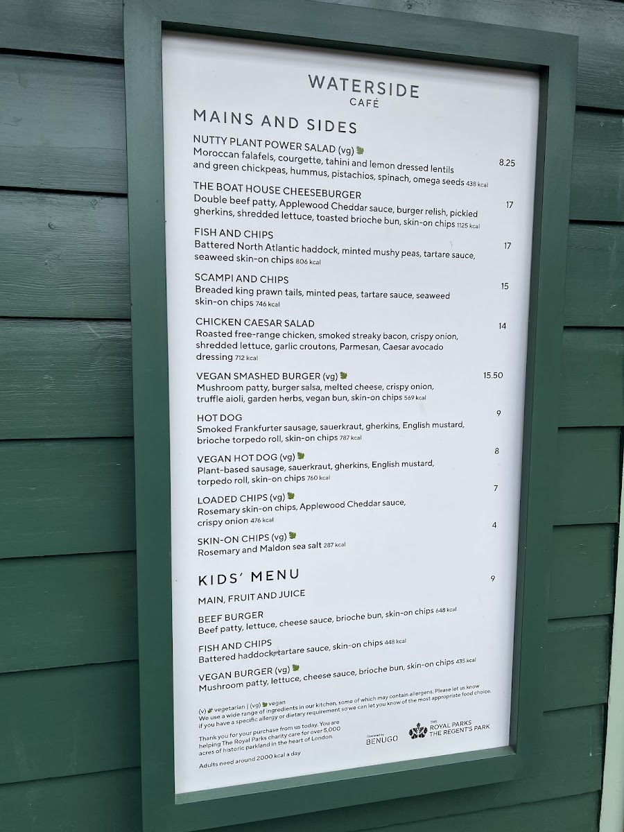 The Waterside Café Photo Menu 3