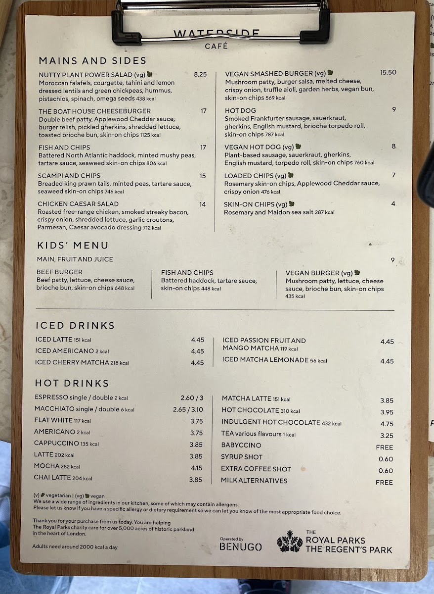 The Waterside Café Photo Menu 4