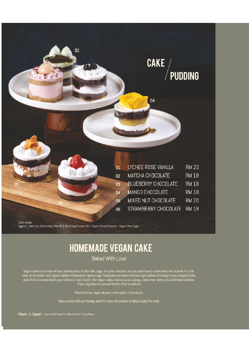Plant A Seed Vegan - Bayan Lepas Photo Menu 1