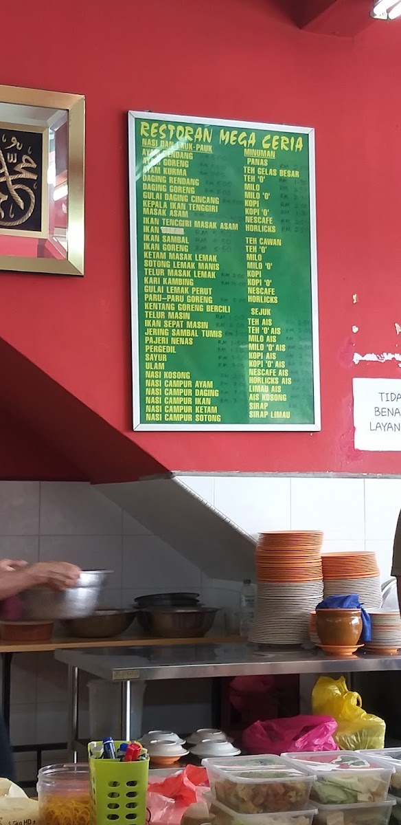 Restoran Mega Ceria Photo Menu 8