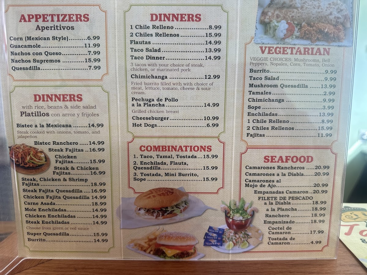 Tacos & More Photo Menu 1