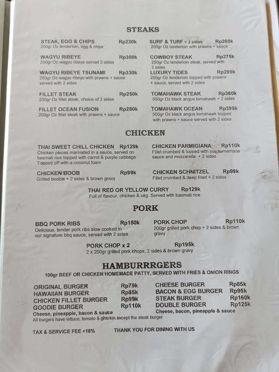 Olip's Restaurant Photo Menu 5