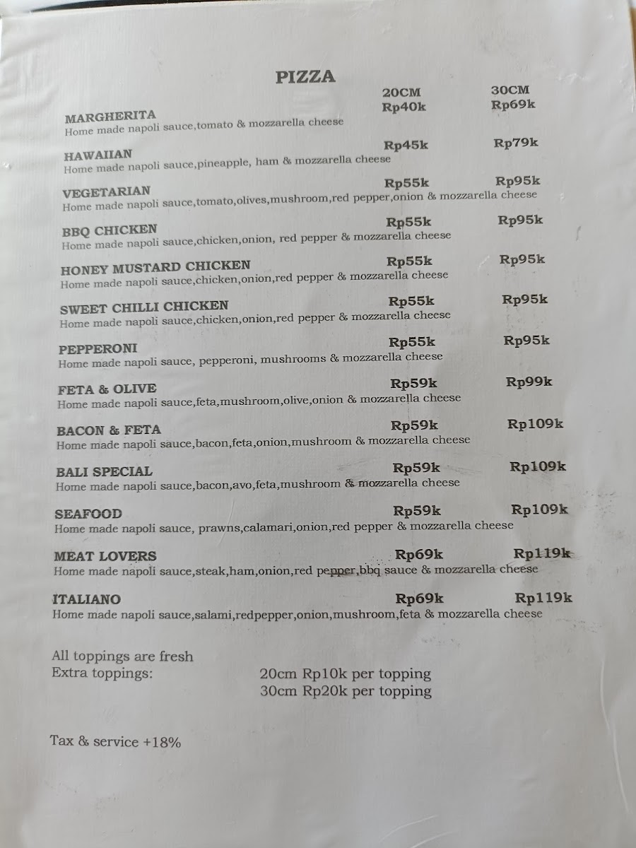 Olip's Restaurant Photo Menu 9