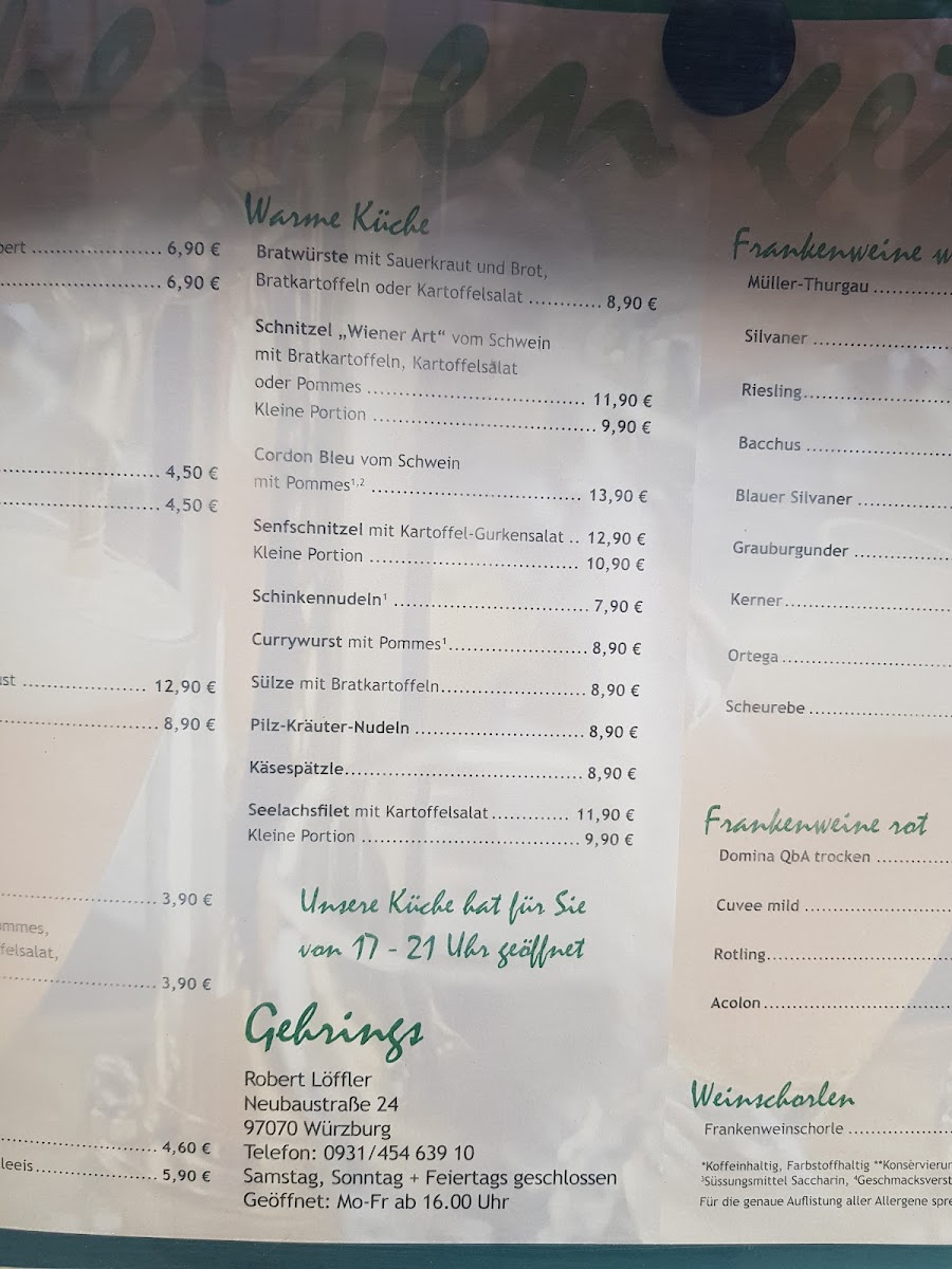 Gehring's Photo Menu 5