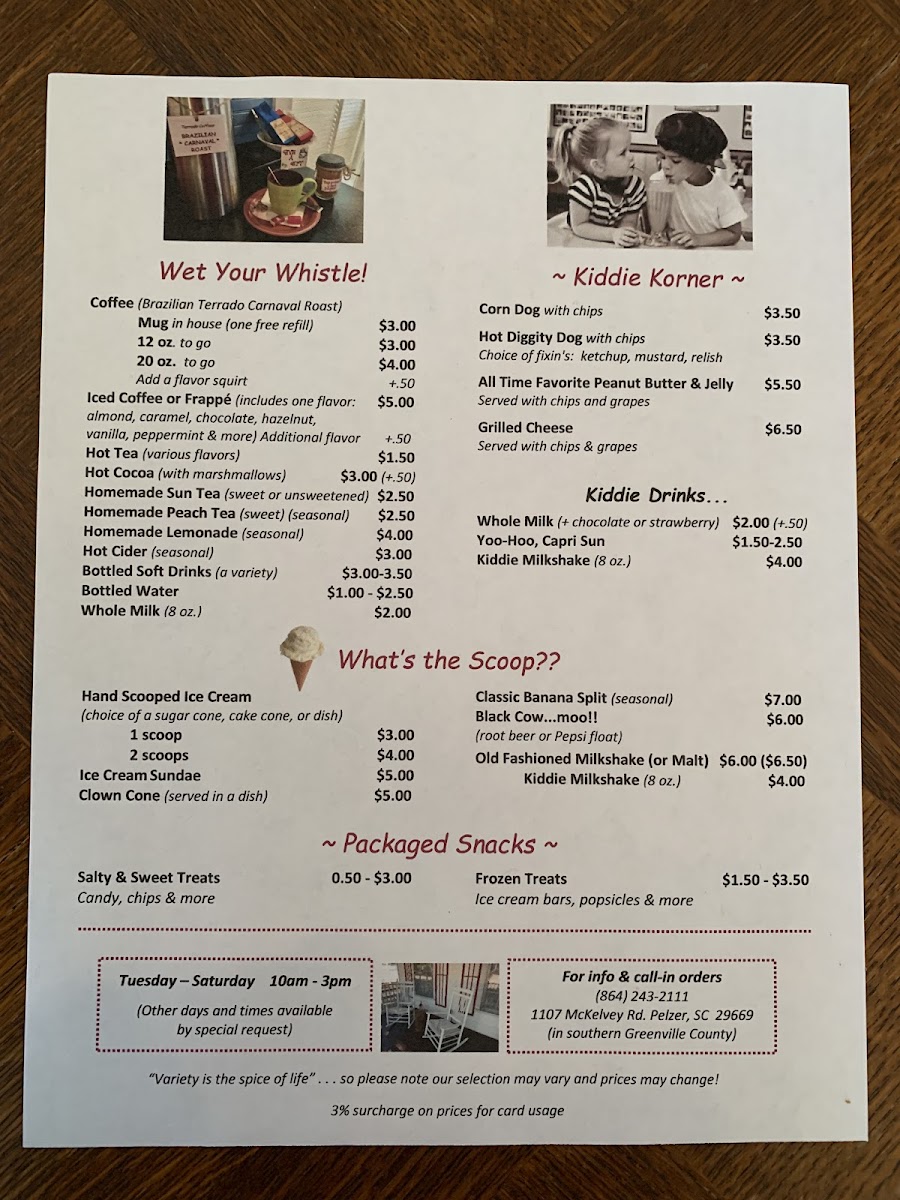 Yum-Yum Snack Shop & Cafe Photo Menu 2