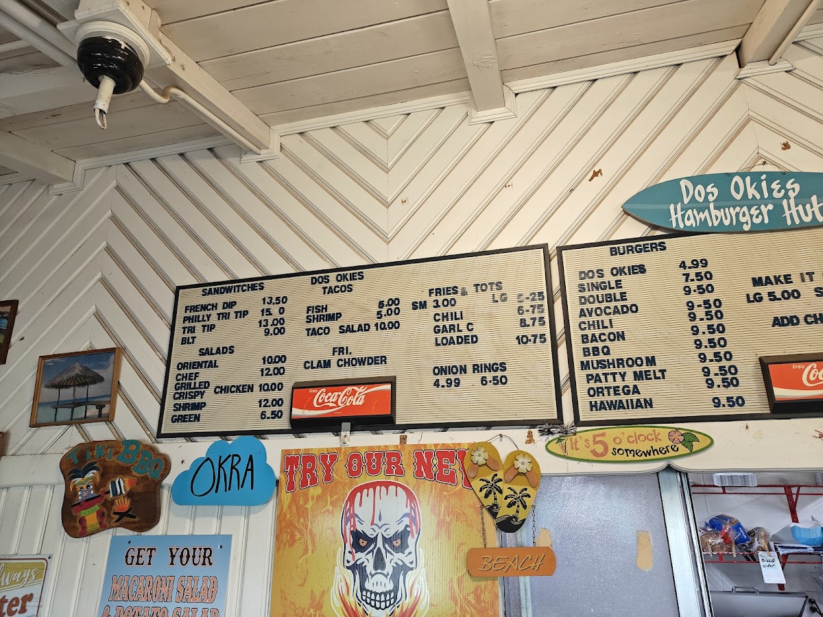 Dos Okies Burger Hut Photo Menu 3