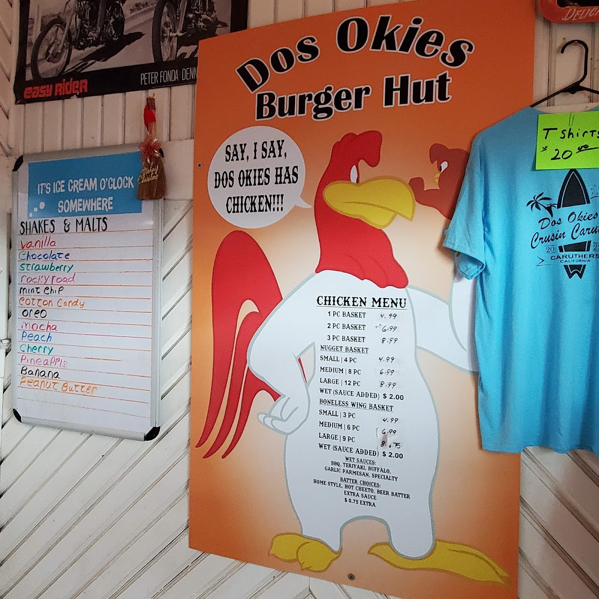 Dos Okies Burger Hut Photo Menu 4