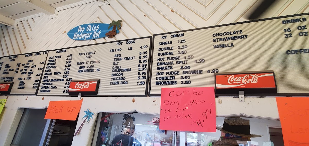 Dos Okies Burger Hut Photo Menu 6