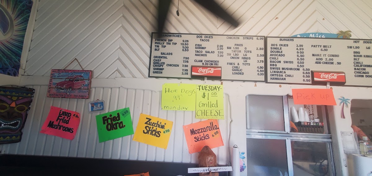 Dos Okies Burger Hut Photo Menu 7