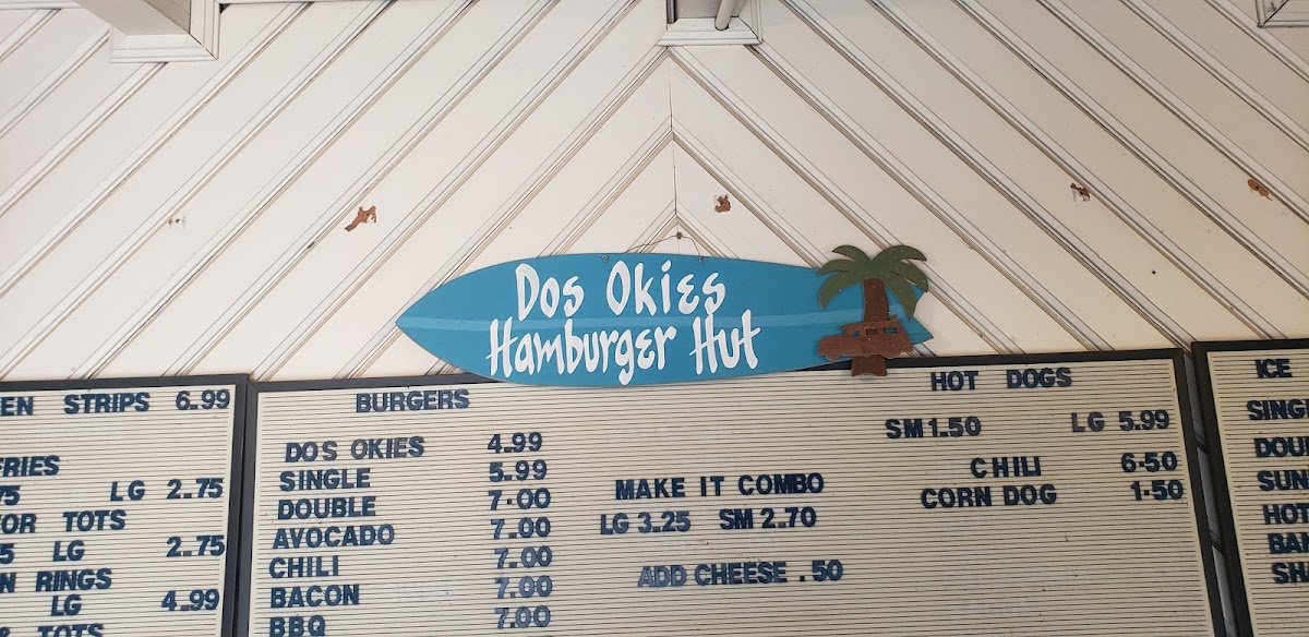 Dos Okies Burger Hut Photo Menu 8
