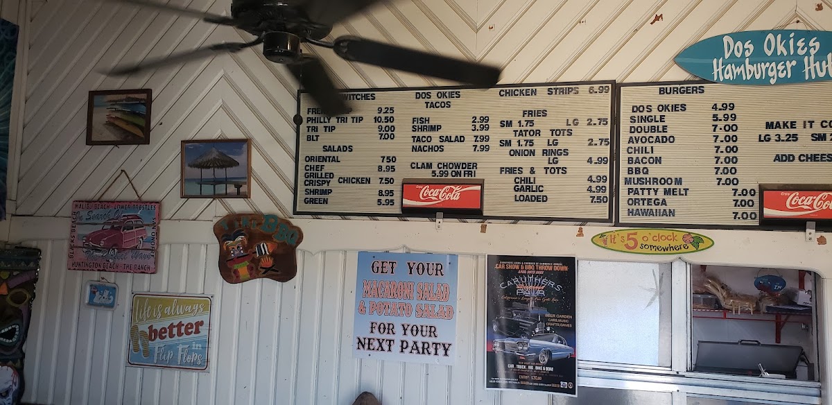 Dos Okies Burger Hut Photo Menu 9