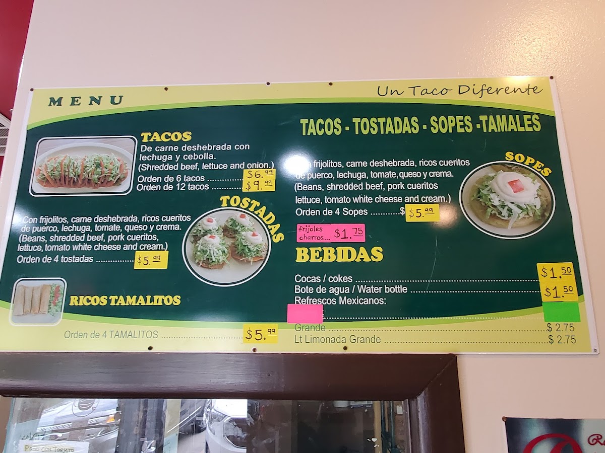 Taqueria La Gonzalez Photo Menu 3